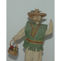 Мексиканская кукла, 18,5см.