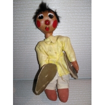 Мексиканская глиняная куколка (высота 18.5 см) 