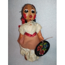 Мексиканская глиняная куколка (высота 23 см) 