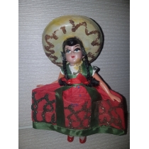 Коллекционная кукла Мексика (высота  см 15.5 ,общая  17.5 см ) 