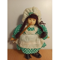 Коллекционная кукла из бисквита ( высота 19см) 