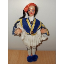 Коллекционная кукла Греции (высота  11.2см)