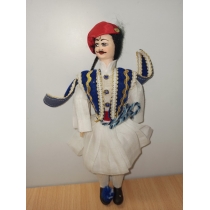 Коллекционная кукла Греции (высота  25см)
