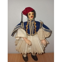 Коллекционная кукла Греции (высота  15см)