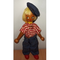 Деревянная польская кукла ( высота 18 см) 