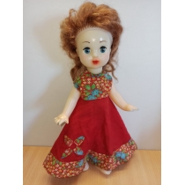 Пластиковая куколка из СССР ( высота 34 см) 