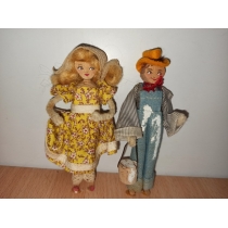 Коллекционные куклы ( высота 11.7 и 10 .5см)