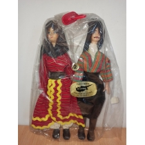 Пара куколок из Кипра ( высота 22.5 см) 