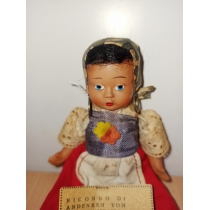 Коллекционная кукла LOGARNO,  целлулоид  ( высота 12 см) 