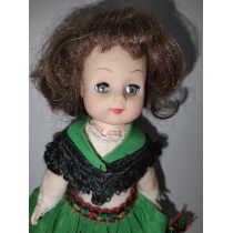 	Коллекционная кукла СТРАНЫ МИРА Ирландия ( высота по макушку 19 см) 