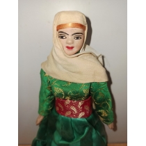 Коллекционная деревянная кукла ( высота 20 см) 