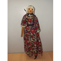 Коллекционная деревянная куколка ( высота 20 см) 