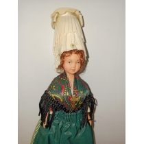 Коллекционная кукла Франция ( общая высота 19 см ) 