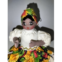 Коллекционная кукла  ( высота 16.5 см) 