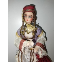 Коллекционная кукла Греция ( высота по макушку 32 см)