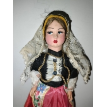 Коллекционная кукла  ( высота   18 см)