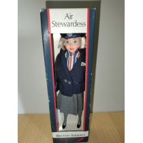 Коллекционная кукла  СТЮАРДЕССА Англия ( высота 18.5 см)