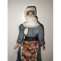 Коллекционная восточная кукла ( высота 21 см) 
