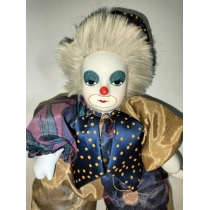 Коллекционная кукла, клоун из ГДР ( высота 30см) 