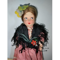 Коллекционная кукла ( высота 20 см) 