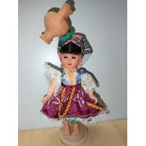 Коллекционная кукла Поругалия ( высота куколки 19.5 см, общая 25.5 см  см) 
