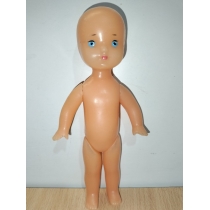 Маленькая паричковая куколка из СССР ( высота 18.0 см) 