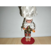 Коллекционная кукла  ( высота 9.5 см, общая 13 см) 