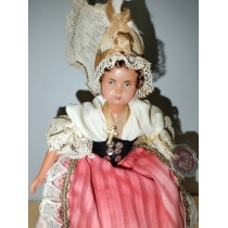 Коллекционная кукла  Франция ( высота  по макушку 17.5 см) 