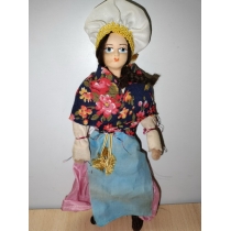 Коллекционная кукла  ( высота по макушку 20.5  см) 