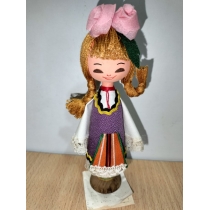 Коллекционная кукла Болгария, 1976г  ( высота 15.0 см) 