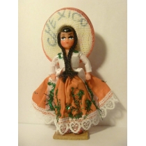 Мексиканская кукла, 18см.