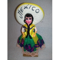 Мексиканская куколка (высота по макушку без учета шляпы15см) 