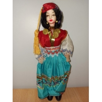 Коллекционная кукла Греции ( высота  18 см) 