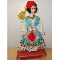Коллекционная кукла Греции (высота  18 см)