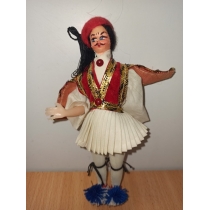 Коллекционная кукла Греции (высота  17 см)