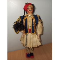 Коллекционная кукла Греции (высота  17см)