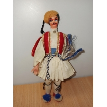 Коллекционная кукла Греции (высота  17см)