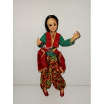 Коллекционная целиком резиновая кукла Flagg Doll ( высота 18см) 
