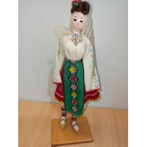 Коллекционная кукла  Румыния   ( высота 22.5см)