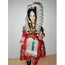 Коллекционная кукла Греция ( высота по макушку 19см)