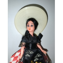 Коллекционная кукла  Монако  ( высота общая 23.5см, куколка16.8см) 