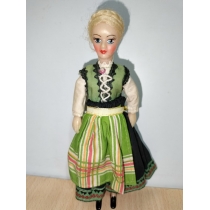 Коллекционная кукла Англия REXARD, мисс Норвегия  ( высота 19 см) 