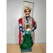 Коллекционная кукла Турция  ( высота общая 21см, куколка 18.5см) 